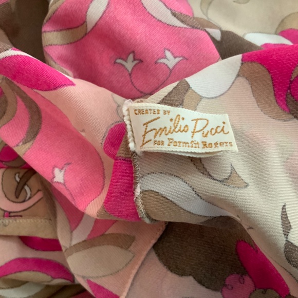 AUTHENTIC EMILIO PUCCI for Formfit Rogers vintage nightgown and robe - Picture 8 of 9